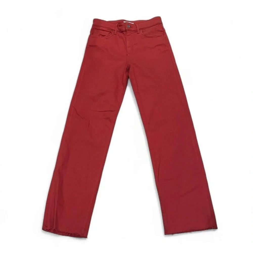 Mavi Women's Orange‎ Barcelona High Rise Wide Leg Jeans Size 25/29